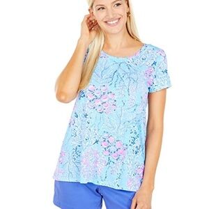 Liliy Pulitzer Blue and Pink Women's Top
